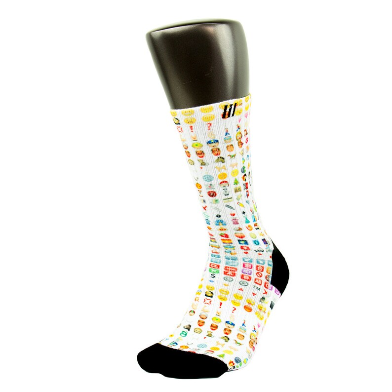 Emoji Customize Elite Socks Etsy