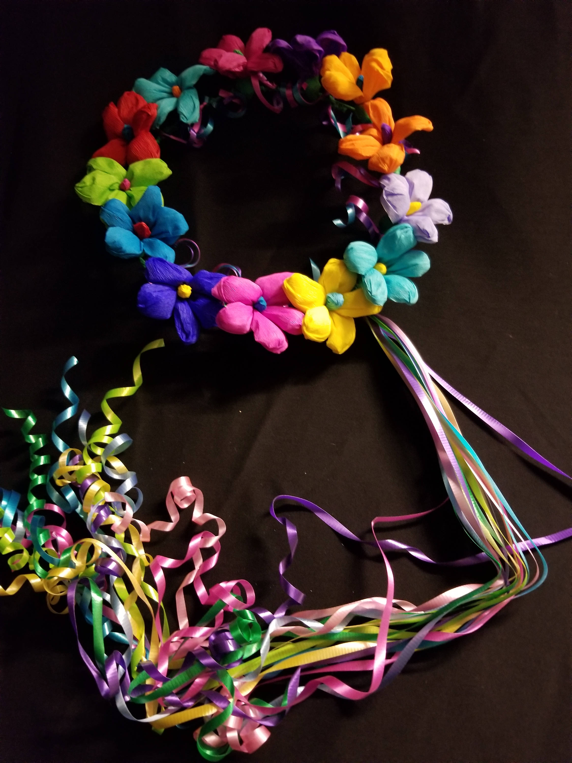 Mexican Flower Crown Fiesta Party Flowers Cinco de Mayo Day Etsy