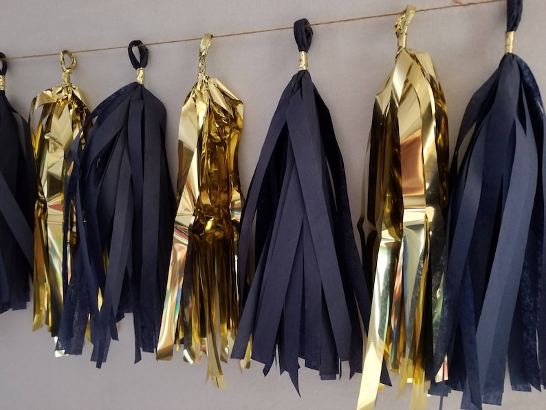 Los Angeles Rams 20 Tassel Tissue Paper Tassel Garland Balloon Tassels LA Rams Banner LA Rams Football Party Decorations Wedding Decor
