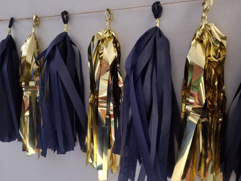 Los Angeles Rams 20 Tassel Tissue Paper Tassel Garland Balloon Tassels LA Rams Banner LA Rams Football Party Decorations Wedding Decor