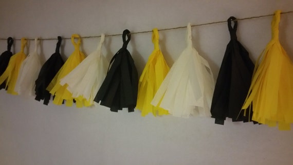 Only 10 99 Mini 20 Tassel Pittsburgh Steelers Tissue Paper Etsy