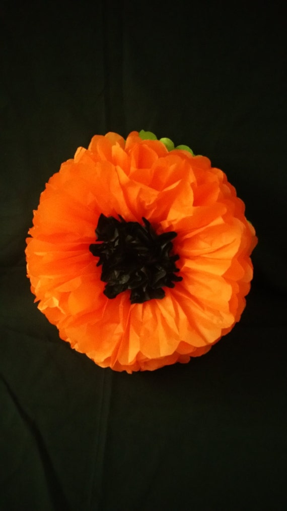 halloween large tissue paper wall flowers table decorations paper flowers mexican flowers wedding decoration birthday party baby poms mexican tissue paper flower instructions
