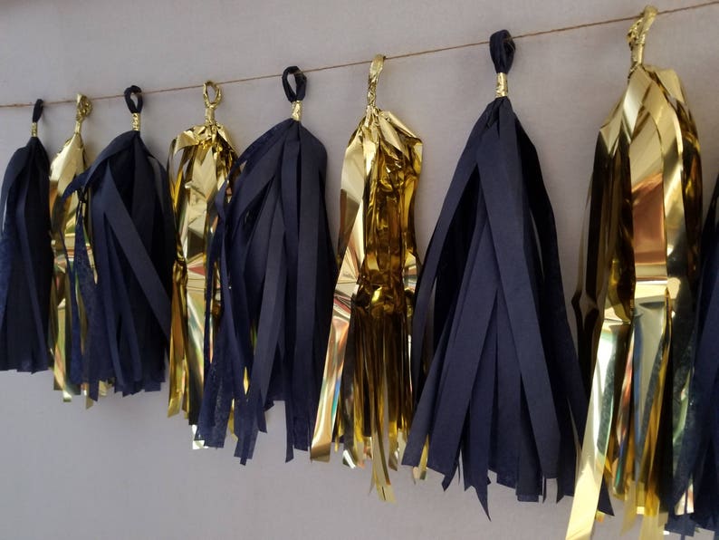 Los Angeles Rams 20 Tassel Tissue Paper Tassel Garland Balloon Tassels LA Rams Banner LA Rams Football Party Decorations Wedding Decor