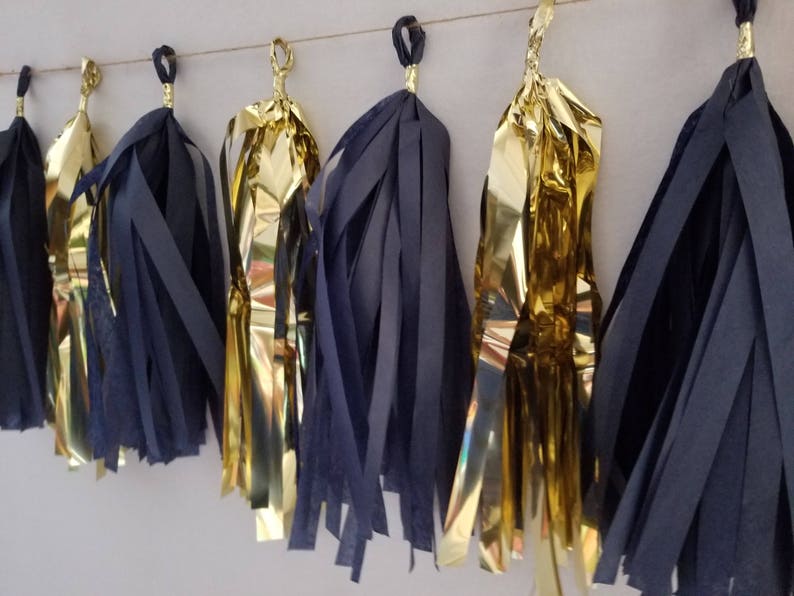 Los Angeles Rams 20 Tassel Tissue Paper Tassel Garland Balloon Tassels LA Rams Banner LA Rams Football Party Decorations Wedding Decor