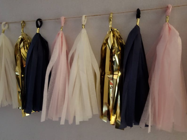 tissue paper balloon tassels