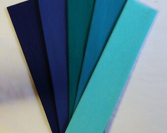 NAVY BLUE Crepe Paper, Dennison Crepe Paper, Crepe Paper, Paper Flowers, Wedding Paper Flowers, Mexican Paper Flowers, Flower Making Paper