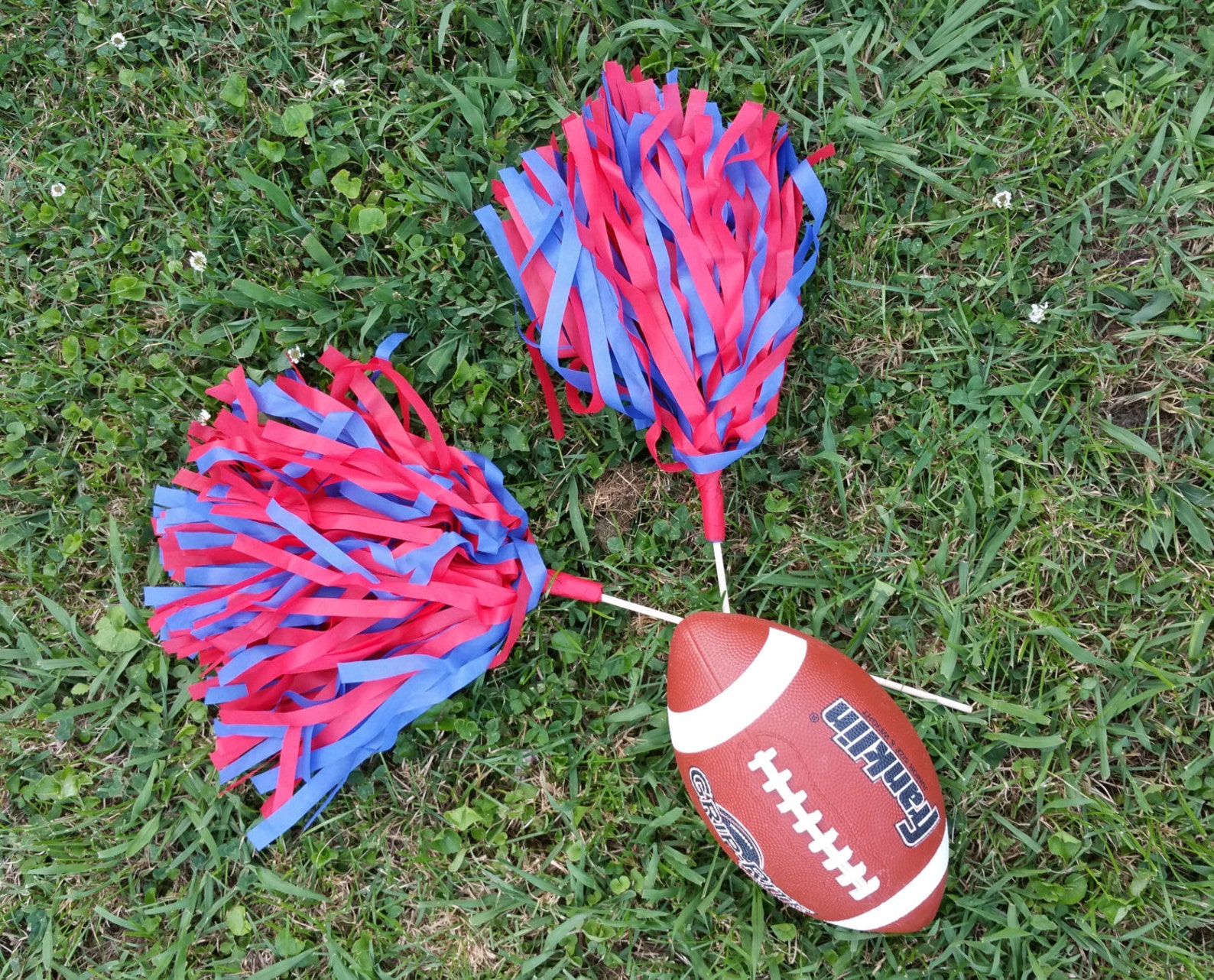 25 Red and Blue July 4th Cheerleading Pom Pom Shakers Etsy
