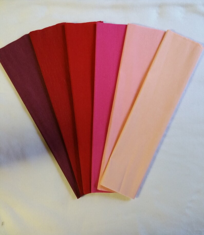 BLUSH PINK Crepe Paper Dennison Crepe Paper Crepe Paper Etsy