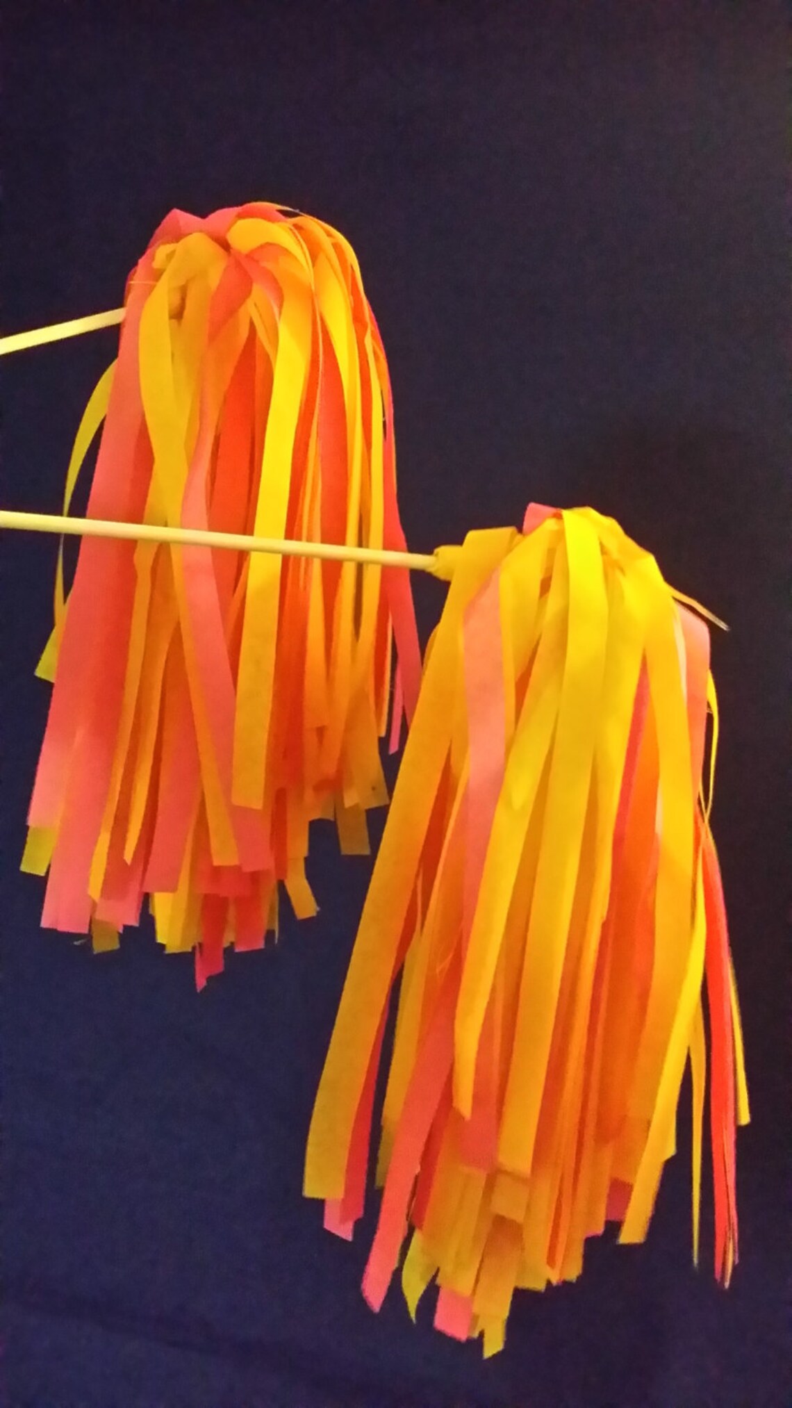 25 Cheerleader Shaker Pom Poms Tennessee Vols Orange Etsy