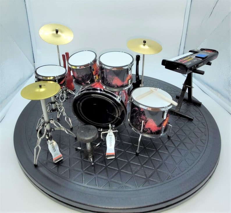 Led Zeppelin Miniature Drum Guitar and Yamaha Keyboard Etsy