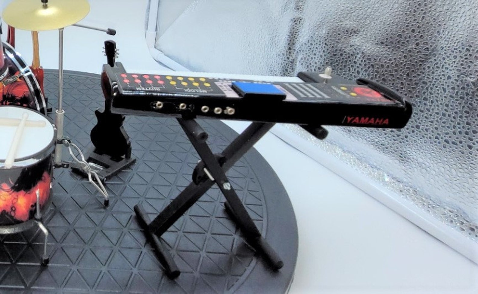 Led Zeppelin Miniature Drum Guitar and Yamaha Keyboard Etsy