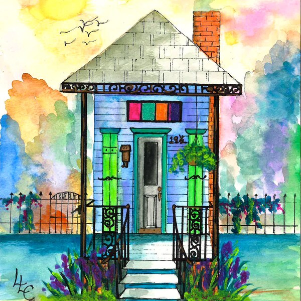 New Orleans House Etsy