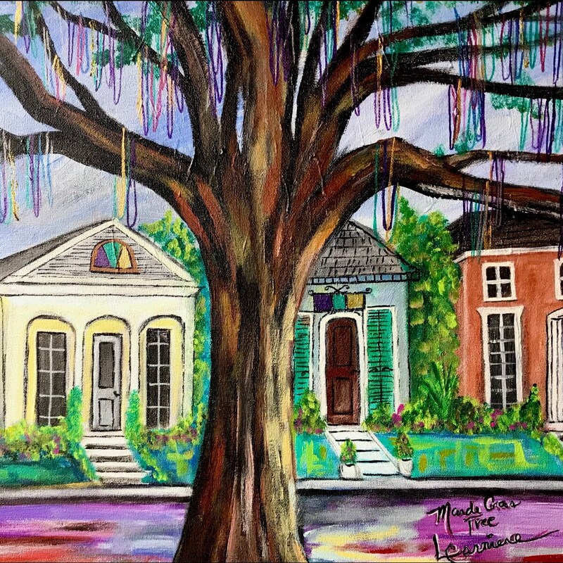 Mardi Gras Painting - Etsy