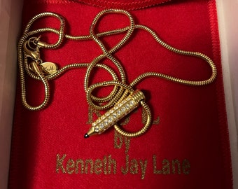 KJL Pencil Necklace NIB