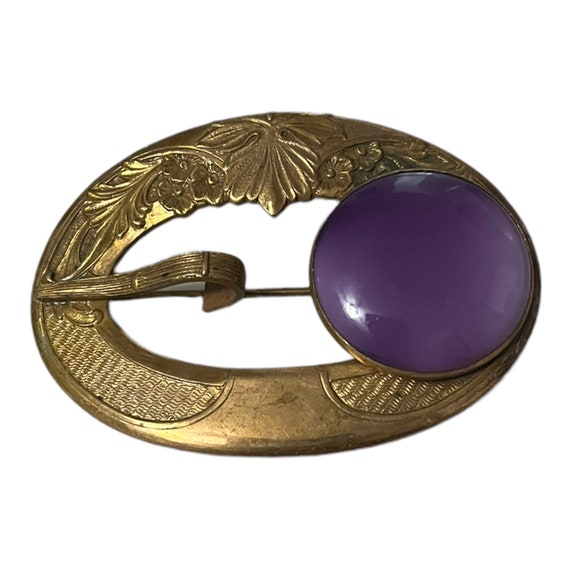 Art Nouveau Sash Pin