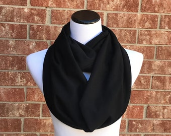 all black scarf