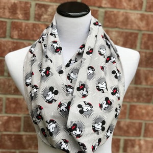 Silk Mickey Scarf Etsy