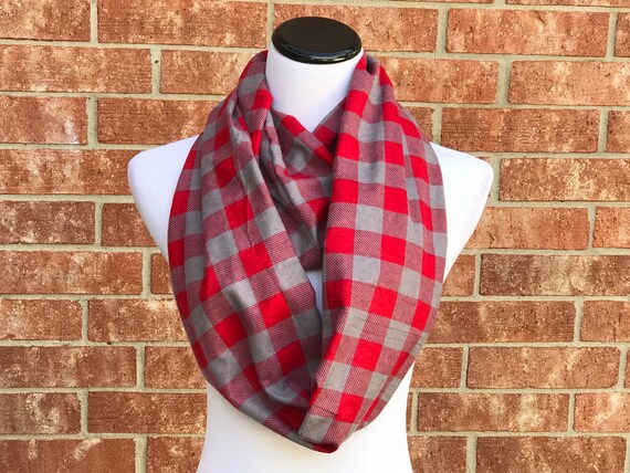 red flannel scarf