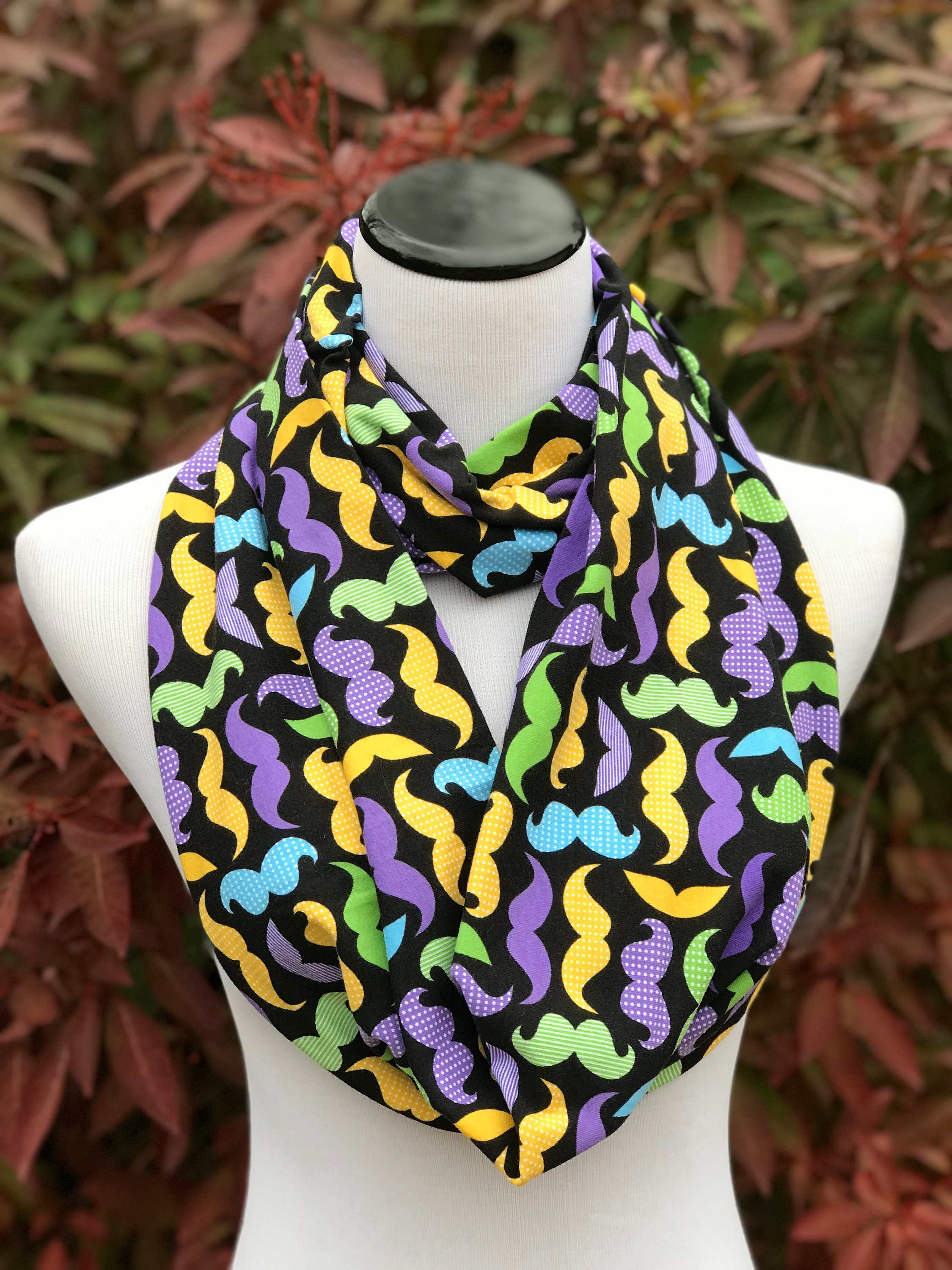 GB MOUTH】Glitchy Nature Scarf