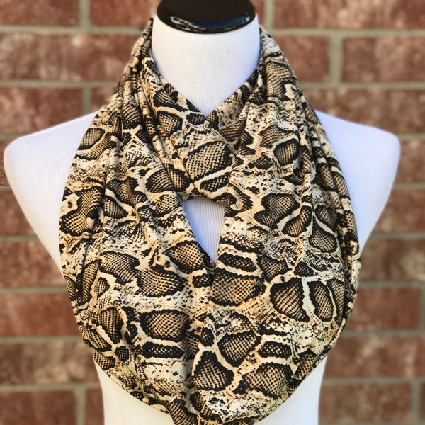 Snakeskin Scarf Etsy