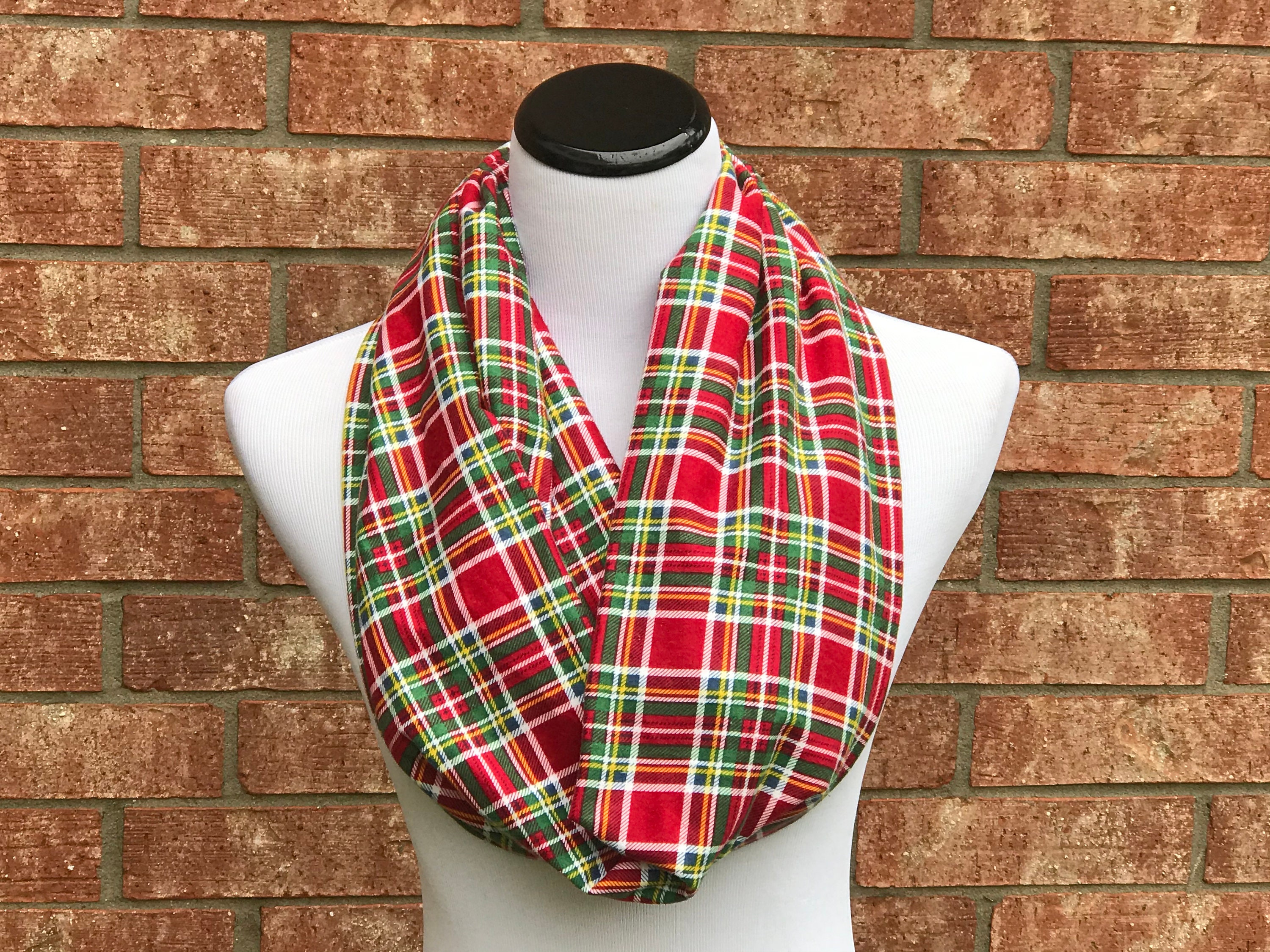 red flannel scarf