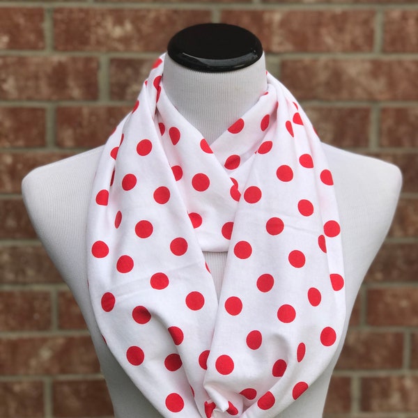 Polka Dots Scarf Etsy