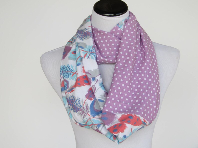 Ladies' Newport Polka Dot Scarf - Purple