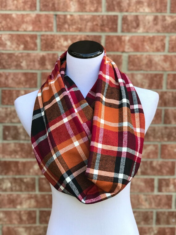 Mustard and burgundy scarf deals