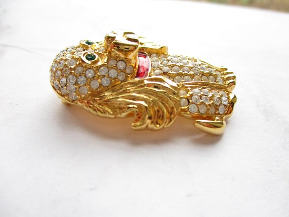 Vintage Signed KJL Kenneth Jay Lane Cocker Spanie… - image 6