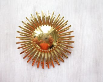 Vintage Coro Pegasus Leaf Brooch, Brushed Gold Tone #45 - Etsy