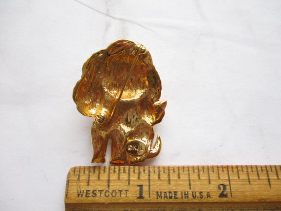 Vintage Signed KJL Kenneth Jay Lane Cocker Spanie… - image 8