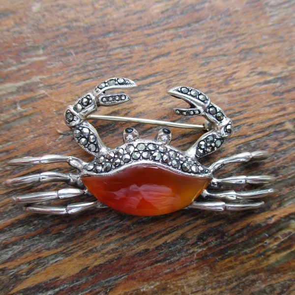 Crab Brooch Etsy