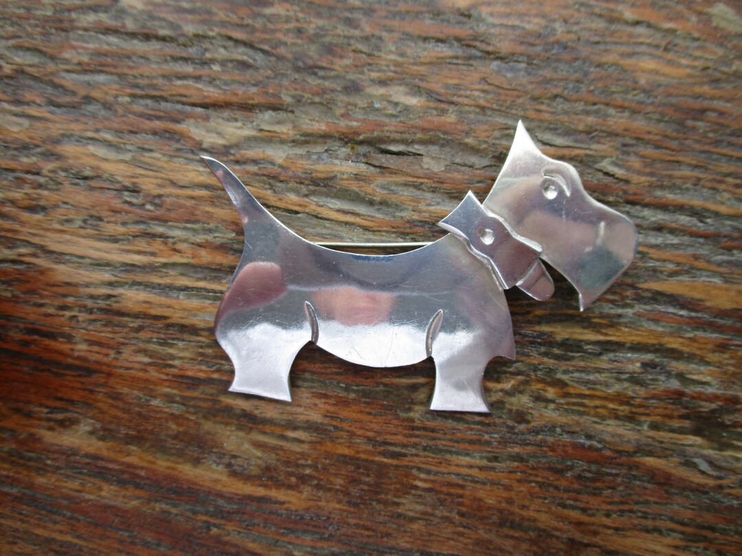Broche Vintage En Argent 925 Millièmes - Signée - Occasion