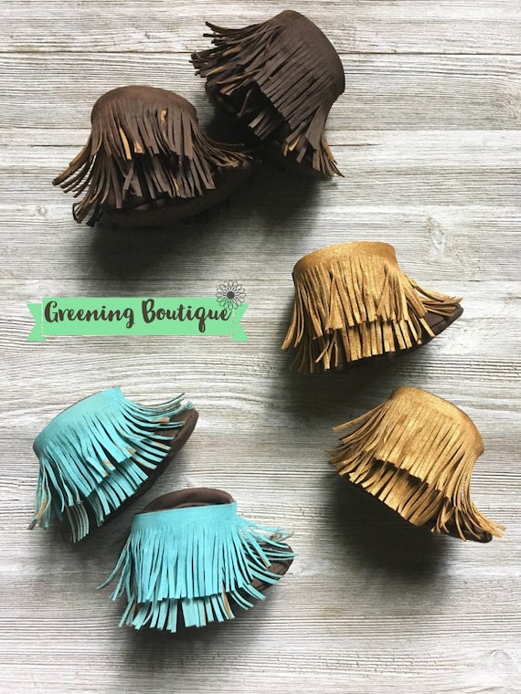 infant fringe boots