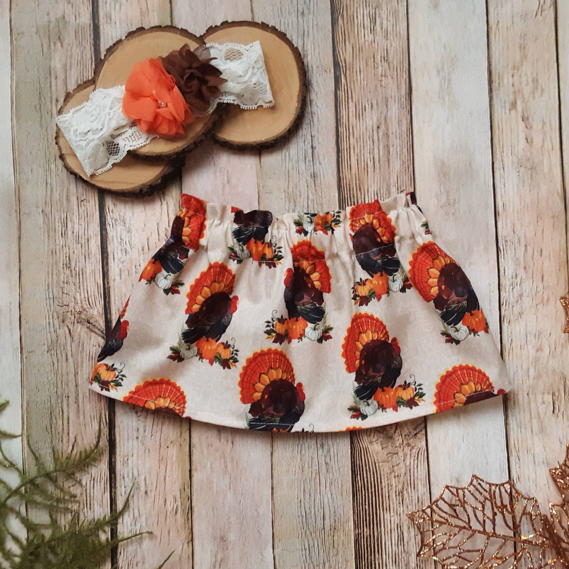 Girl's Thanksgiving Skirt Fall Skirt Turkey Skirt Plaid Etsy
