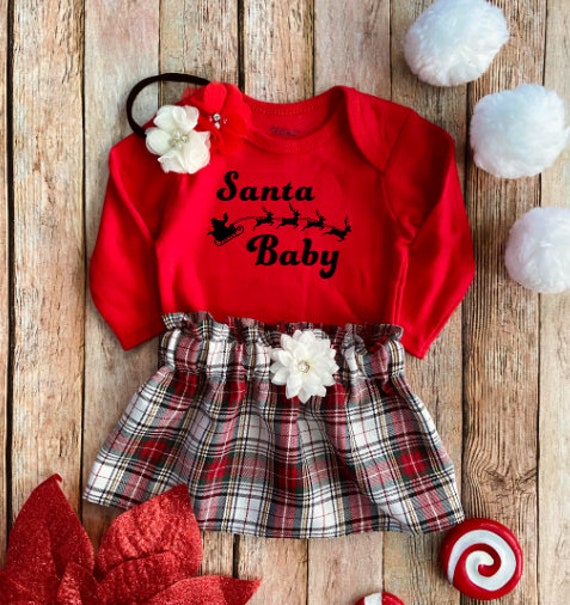 Santa Claus Dress Infant Girl Christmas Dresses Santa Baby