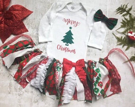 Robe Noel Bebe 1 Mois Tenue De Noël Pour Bébé Fille 80 - 3 Pièces - Robe De Noël - Ensemble De Vêtements De Robe Noel Bebe Fille