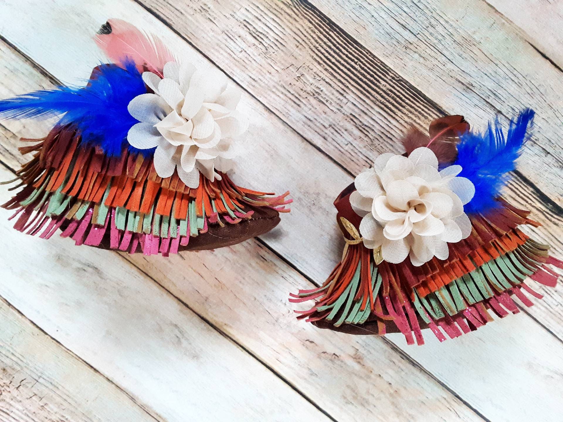 Baby Fringe Boots Baby Fringe Booties Shabby Chic Fringe Etsy