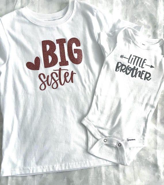 Una Sorellina Maglietta Arriva Un Fratellino Fratello Maggiore