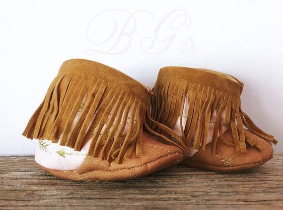 baby fringe boots