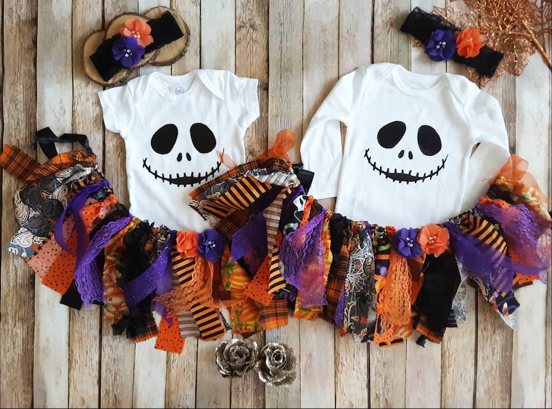 Fabric Tutu Girl/'s Halloween Tutu Pumpkin skirt Orange and Purple Baby Tutu Halloween Gift Pumpkin Tutu Toddler Girl/'s Tutu