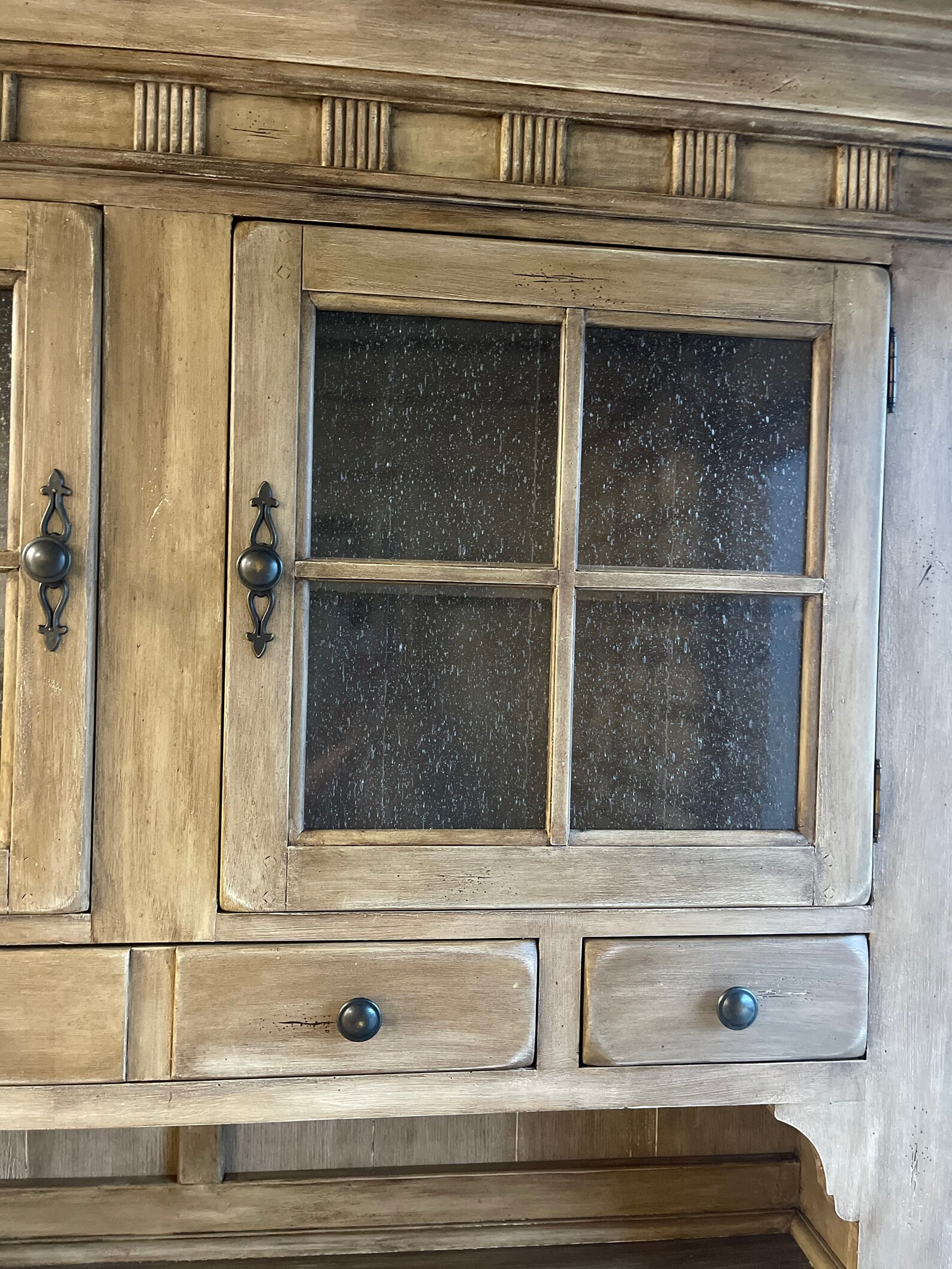 French Country Hutch Cabinet/farmhouse Hutch/modern Farmhouse/ Welsh ...