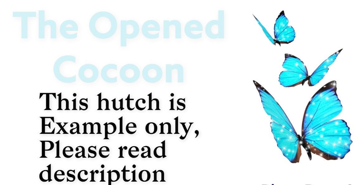 Farmhouse Hutch Buffet/blue Hutch/teal Hutch/french Etsy