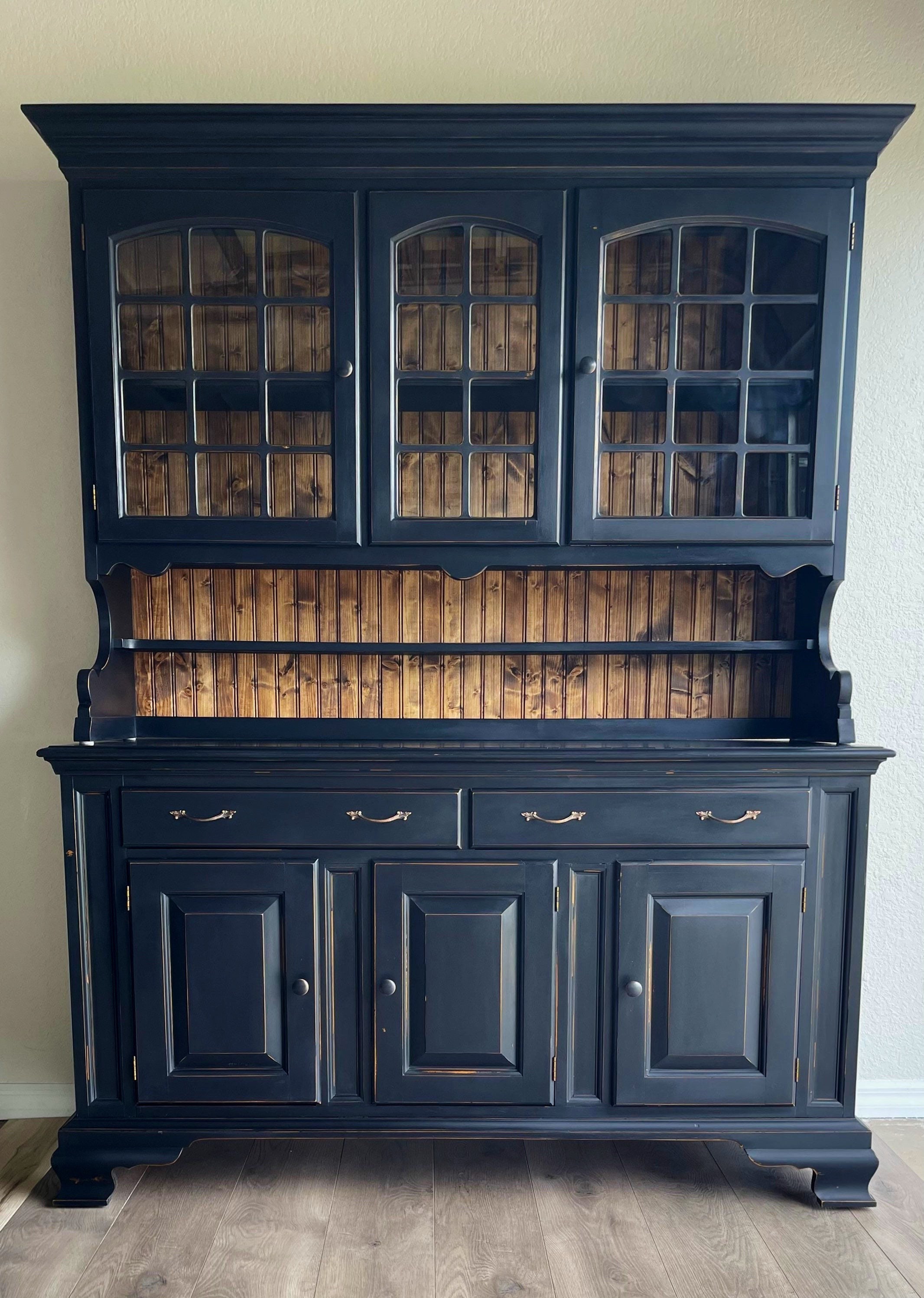 Black dining hutch sale