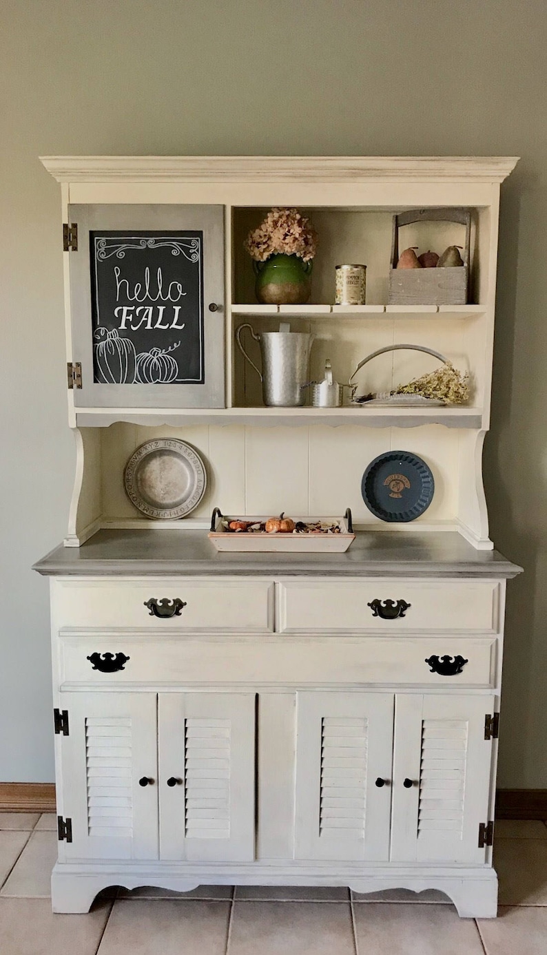 Vintage Hutch/farmhouse Hutch/country Etsy