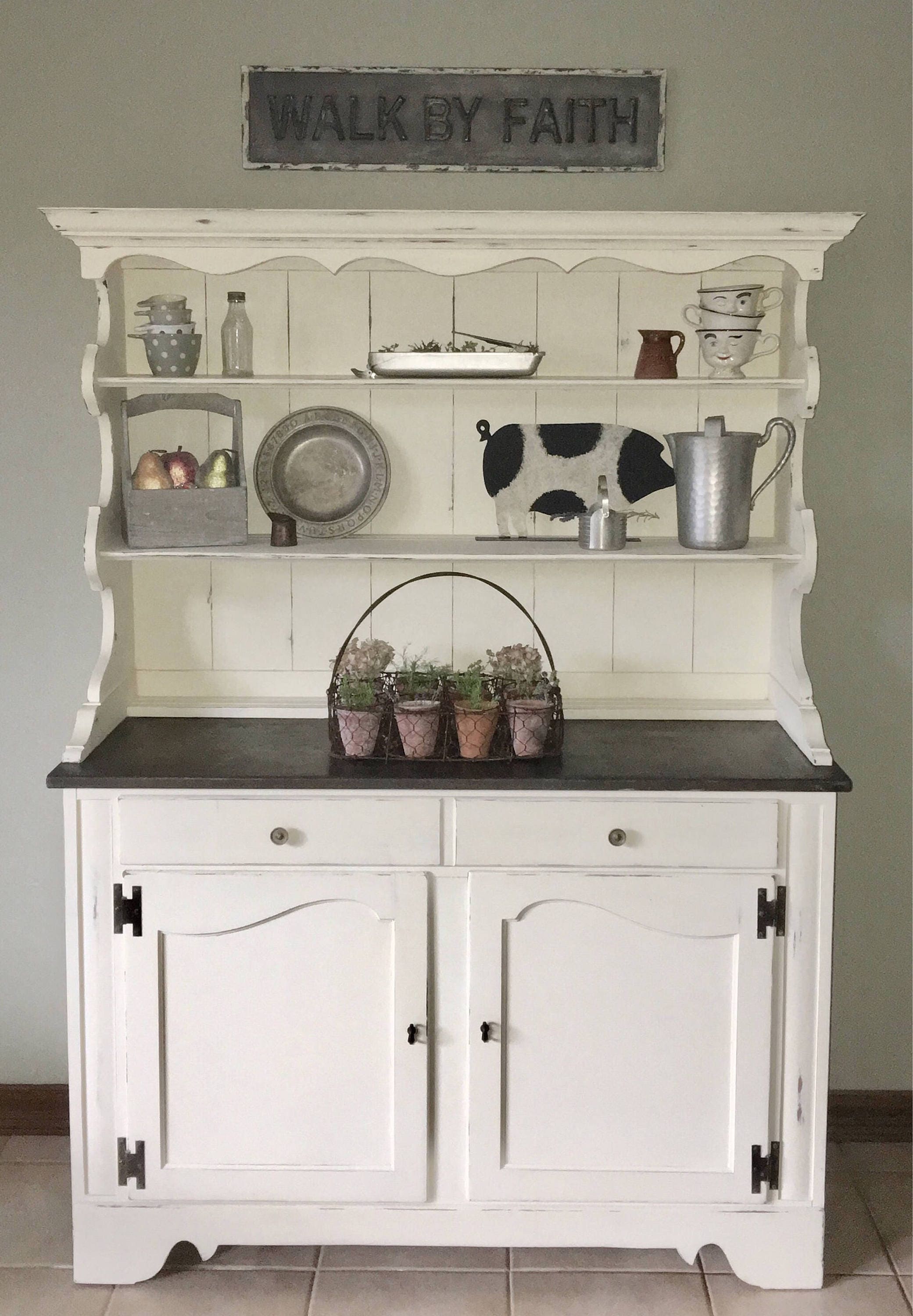 Kitchen hutch vintage deals