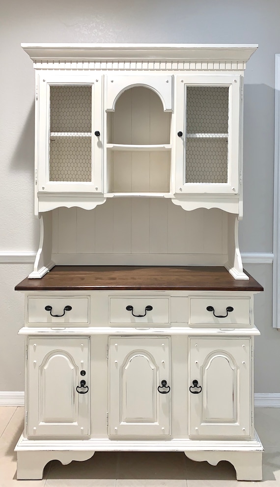 Kitchen china cabinet hutch deals