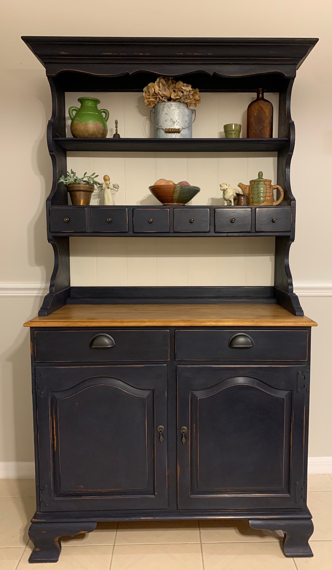 Farmhouse/country/cottage/rustic Kitchen Hutch/kitchen Etsy