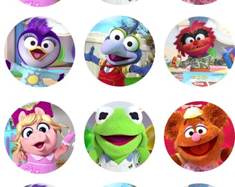 Puppet Babies Edible Image Cupcake Toppers | Shore Cake Supply