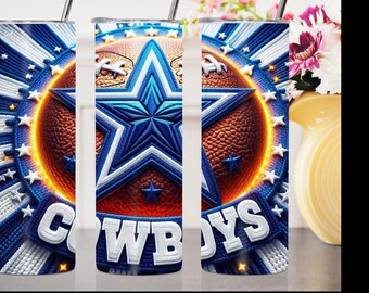 Cowboys Fan 20oz Tumbler | Insulated Stainless Steel Travel Cup